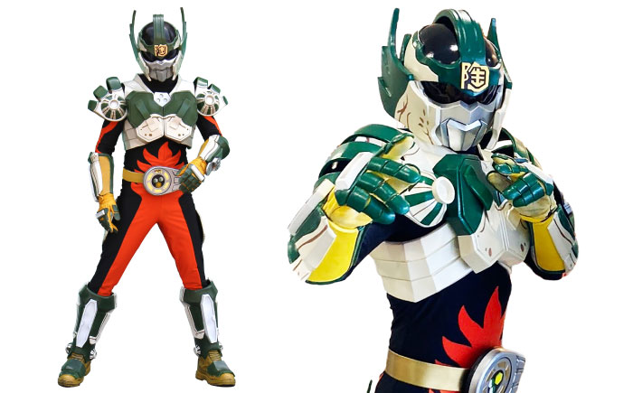 ご当地ヒーロー「陶神オリバーワッペン」4枚セット / 手芸 アップリケ 洋服 アイロン / 瀬戸市 / 瀬戸大同 [BBDN002]