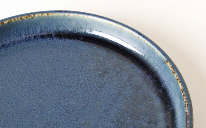 【瀬戸焼】切立丸プレート(16cm) いらぼブルー 2枚セット【ヤマハツクリタ株式会社】 / 食器 和食器 丸皿 / 瀬戸市 [BBDV028] いらぼブルー