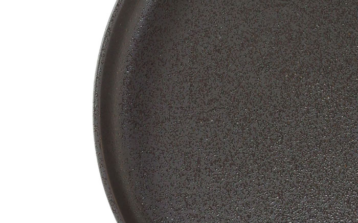 【瀬戸焼】切立丸プレート(16cm) いぶし黒 2枚セット【ヤマハツクリタ株式会社】 / 食器 和食器 丸皿 / 瀬戸市 [BBDV029] いぶし黒