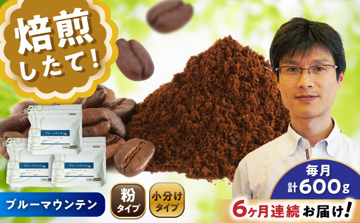 【全6回定期便】ブルーマウンテンNo.1 コーヒー粉 200g×3個 (粉/中挽き) / 珈琲 コーヒー 粉 / 瀬戸市 / Ｃｏｆｆｅｅ　ＳＡＫＵＲＡ [BBAB092] 粉