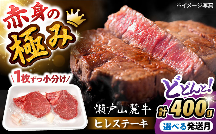 希少部位　瀬戸山麓牛 ヒレステーキ 400g(100g×4)　/ 牛肉 ステーキ 牛ステーキ 和牛 ヒレ ヒレ肉 ヒレステーキ / 瀬戸市 / 合資会社関屋精肉店 [BBBQ056]