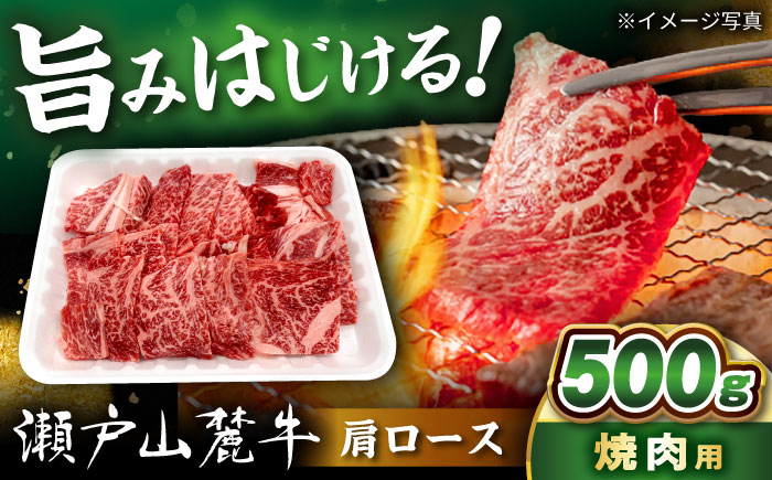 瀬戸山麓牛 肩ロース 焼肉用 500g / 牛肉 国産 和牛 ロース 焼肉 / 瀬戸市 / 関屋精肉店 [BBBQ221] 【500g】焼肉用