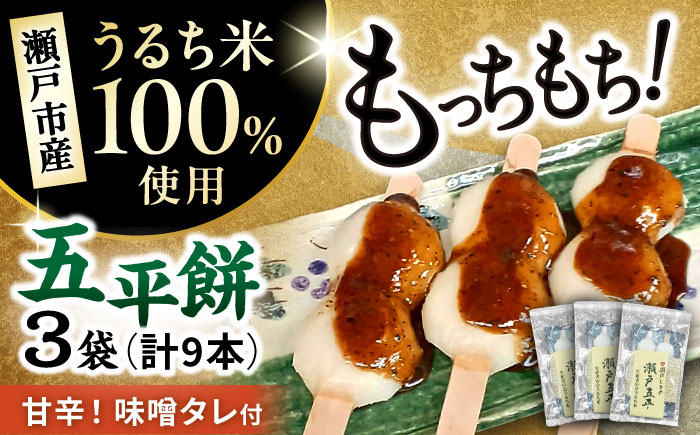 道の駅瀬戸しなの　瀬戸五平 / 五平餅 うるち米 おやつ オリジナル みそ / 瀬戸市 / 道の駅瀬戸しなの [BBCE002]