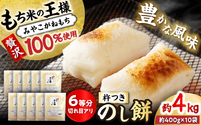 【切れ目アリ】 杵つき のし餅 約4kg　【米祐商店】 / もち 餅 もち米 / 瀬戸市 [BBEF002]