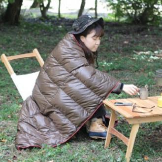 アウトドア用ダウンケット（3Wayタイプ）