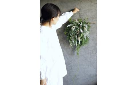 Xmas限定　お花のクリスマスオブジェ（壁掛け） ※2025年11月下旬頃より順次発送予定