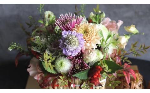 ■お正月限定■[ お任せ ]新春フラワーアレンジメント ※2025年12月下旬に順次発送予定 ※12月31日までにお届け