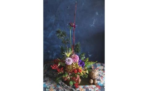 ■お正月限定■ [ お任せ ] 華やかフラワーアレンジメント ※2025年12月下旬に順次発送予定 ※12月31日までにお届け