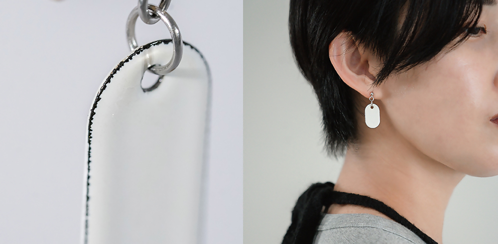 【Unomismo】琺瑯アクセサリー「ボールピアス」