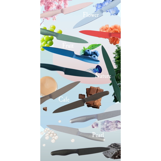 包丁だって彩り豊かに！オールステンレスのカラー包丁「haleiro（ハレイロ）」ペティ