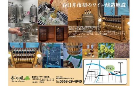 春日井ワイナリ－春の風 (寧)デラウェア 白ワイン 750ml