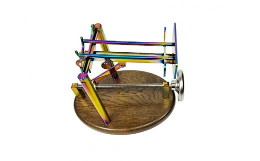 デキャンティングクレイドル　レインボー　NaturePlus　クレイドル　クレードル　デキャンテイングマシン　マグナムボトル　ワインボトル　ワイン　静かに注ぐ　レストラン　Decanting Cradle