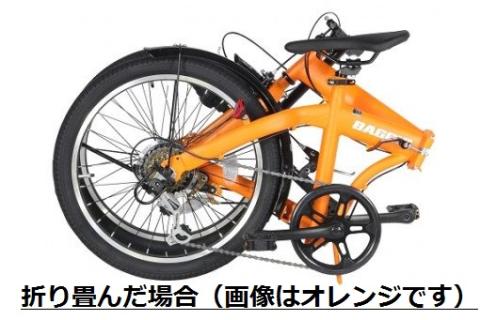 BAGGIO　防災対応20型６スピードノンパンク折りたたみ自転車　色：ブラック※沖縄・離島への発送はできません・ご了承ください。