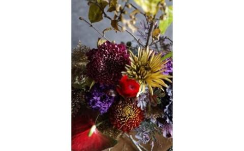 ■お正月限定■ [ お任せ ] 華やかフラワーアレンジメント ※2025年12月下旬に順次発送予定 ※12月31日までにお届け