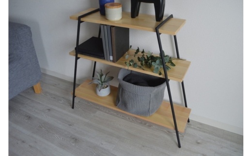 アイアンレッグラック（3段） ナチュラル(NA) ILR3-NA