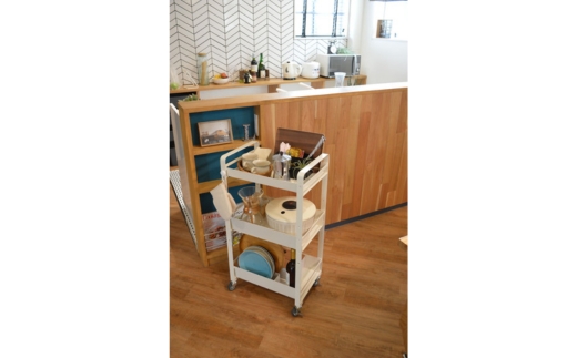 ストレージワゴンLarge ホワイト(WH) SWL-WH