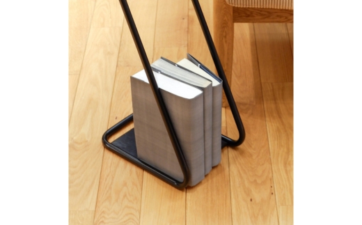 アイアンレッグサイドテーブルHigh ダークブラウン(DB) ILST-H-DB