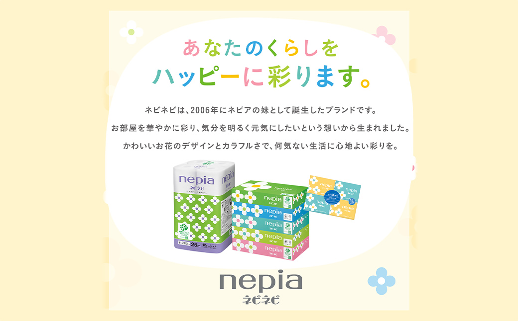 【年内配送】ネピアネピネピトイレットロール12ロールシングル×6パック