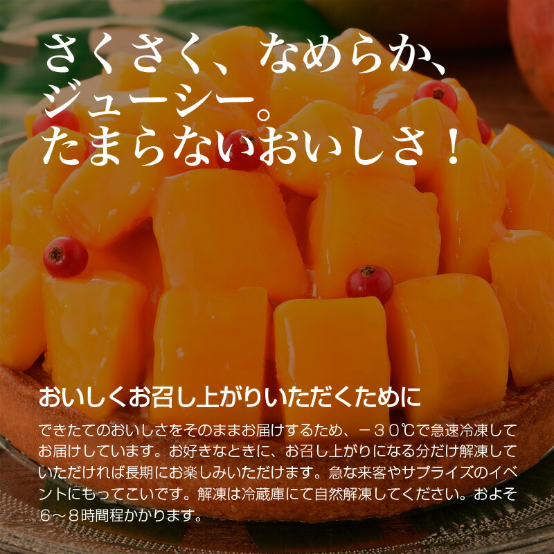 山盛りマンゴータルト※北海道・沖縄・離島の発送はできません・ご了承ください。