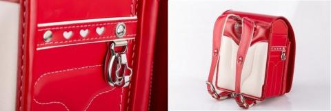 コードバンランドセル　色：ツヤケシ赤（フラットファイル対応サイズ）