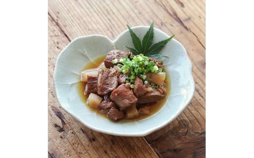 お試し【レトルト食品】牛すじの醤油煮込み （150ｇ×2パック） | 惣菜 おかず お惣菜 おそうざい 冷凍食品 冷凍おかず 電子レンジ レンチン 温めるだけ