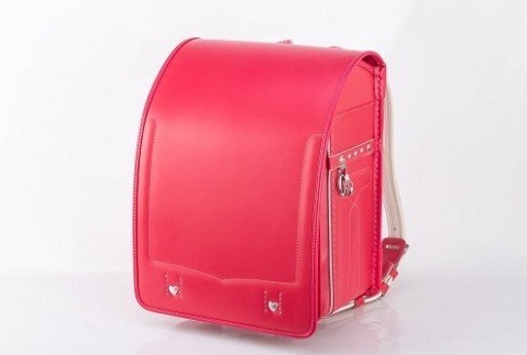 牛革ランドセル　色：チェリーピンク（フラットファイル対応サイズ）