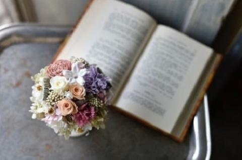 可愛らしいプリザーブドフラワー