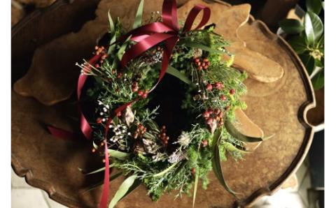 Xmas限定　クリスマスリース Φ30 ※2025年11月下旬頃より順次発送予定