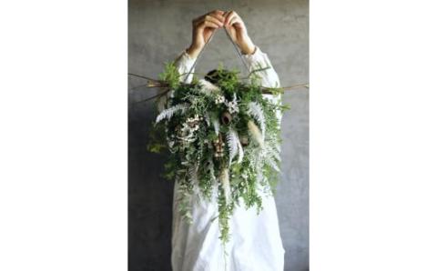 Xmas限定　お花のクリスマスオブジェ（壁掛け） ※2025年11月下旬頃より順次発送予定