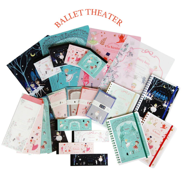 華麗なバレリーナショーへようこそ！Shinzi Katoh バレエシアターステーショナリーコンプリートセット