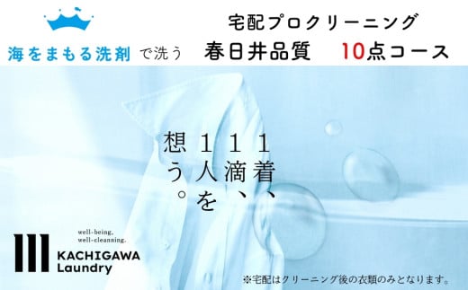 宅配クリーニング　春日井品質（10点コース）