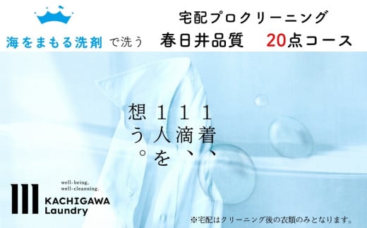 宅配クリーニング　春日井品質（20点コース）