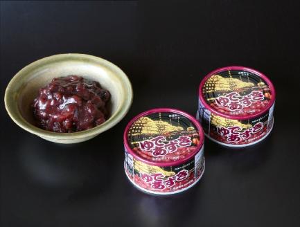 小豆も砂糖も100%北海道産！ゆであずき(天王祭ラベル)5缶セット