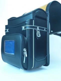 コードバンランドセル(内装 アメ豚)・黒	