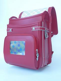 コードバンランドセル(内装 アメ豚)・カーマイン	