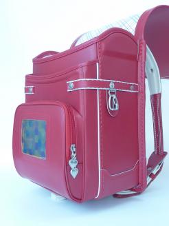 コードバンランドセル(内装 アメ豚)・カーマイン	