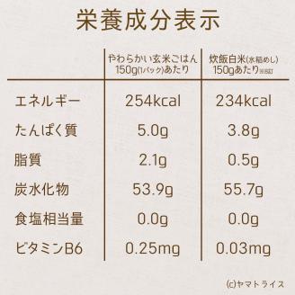 【12回分定期便】やわらかい玄米パックごはん(150g×24個入り×12回配送)