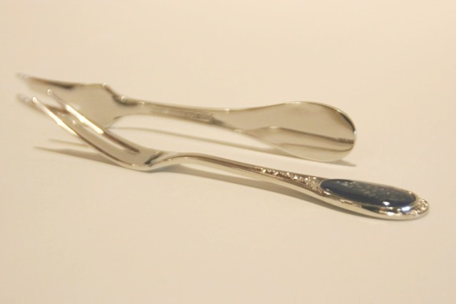 七宝焼飾り付きフォーク2本セット