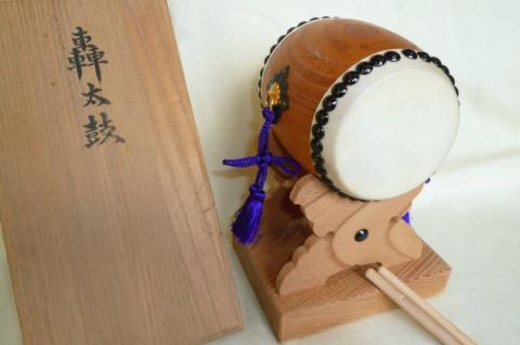 【匠の心、伝統の響き】轟太鼓(高さ18cm)※観賞用	