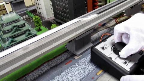 【JR東海監修済】Nゲージリニア　超電導リニアL０系 リニア 中央新幹線 Nゲージ ミニチュア 高速 磁気 浮上 鉄道 コントローラ 周回 H060-024