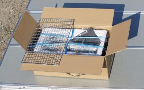 バーベキューコンロ鉄板（赤）　H023-048