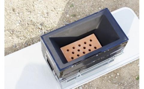 焼鳥コンロ黒　台付　（アミ付）　H023-049