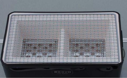 バーベキューコンロ鉄板(黒)　H023-050