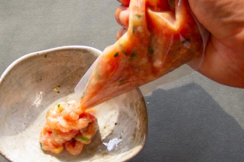 【12月21日受付分まで年内発送】元祖白だし濃厚スープ　名古屋コーチン水炊き鍋（3～4人前）　H001-070