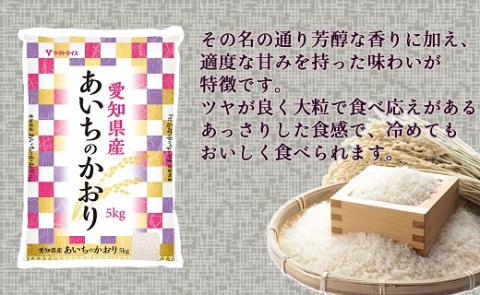 愛知県産あいちのかおり 10kg ※6回定期便　こめ コメ ごはん 安心安全なヤマトライス 米 白米 国産 精米 10キロ　H074-694