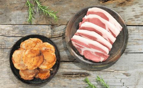 ブランド豚 “三州あおみ豚” ギフトセット 計1.3kg（ロース肉650g＆豚バラ650g） 豚肉 冷凍 H030-012