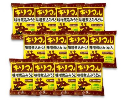 【まるや八丁味噌使用】 キリマル 味噌煮込みうどん 1食詰×12袋 H008-217