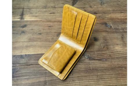 【9色から選べるカラー】レザー折り財布  小物 レザー 牛革 革  日本製 ハンドメイド 財布 本革 H179-008