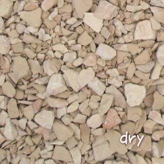 【大容量】200kg（20kg×10袋） レンガの砂利 クラッシュブリック サーモンベージュ H032-075