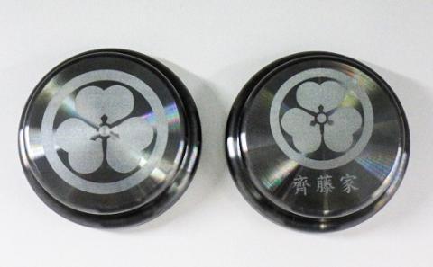 ＫＩＨＯの文鎮　紋【ＭＯＮ】　家紋レーザー加工　H084-036